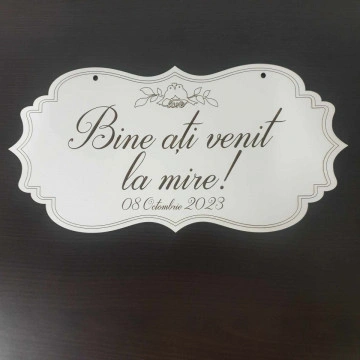 Plăcuța gravată "Bine ați venit" - Img 5