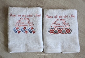 Set 2 prosoape personalizate, P14 - Img 3