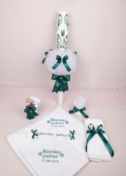 trusou botez baiat verde smarald