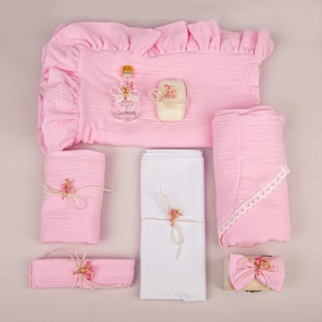 Trusou Botez Muselina - Roz