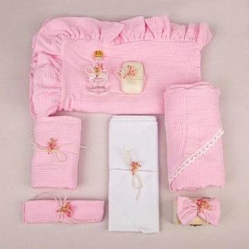 Trusou Botez Muselina - Roz