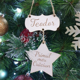 globulet personalizat din lemn
