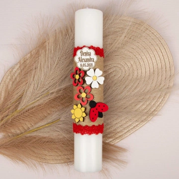 Lumânare de Botez Personalizată LB 529