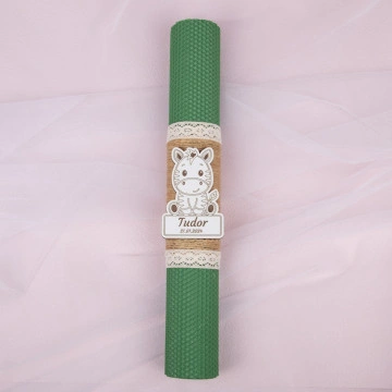 lumanare botez fagure verde 3