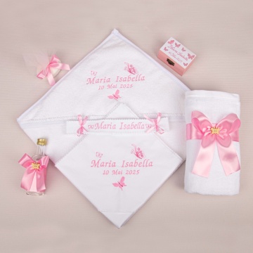 set-botez-fluturi-roz-pal