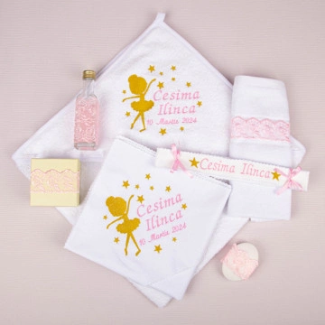 Trusou Botez Personalizat Clasic 083 - Balerina
