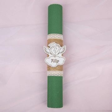 lumanare botez fagure verde 4