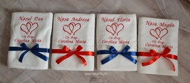 Set 2 prosoape personalizate, Inimioare - Img 3