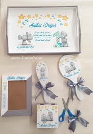 set mot personalizat cu ursuleti
