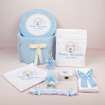 Set Trusou brodat + Cufăr catifea SC01
