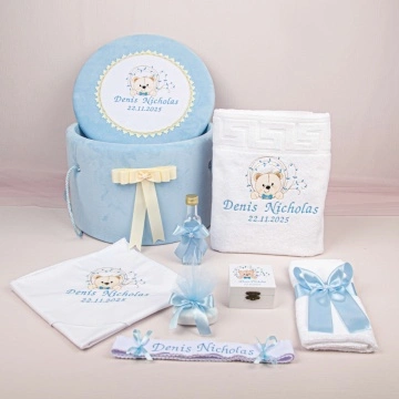 Set Trusou brodat + Cufăr catifea SC01