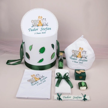 Trusou Botez Personalizat 206 - Animăluțe din Safari