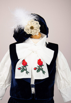 costum botez catifea baiat