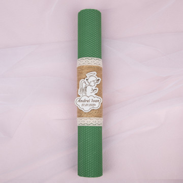 lumanare botez fagure verde 5