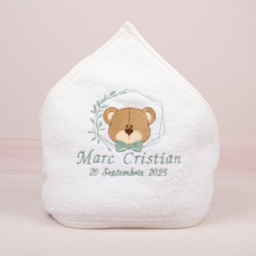Prosop bebe personalizat 012 - „Prima Băiță cu Nașii”