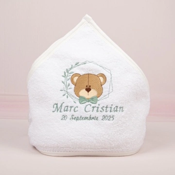 Prosop bebe personalizat 012 - „Prima Băiță cu Nașii”