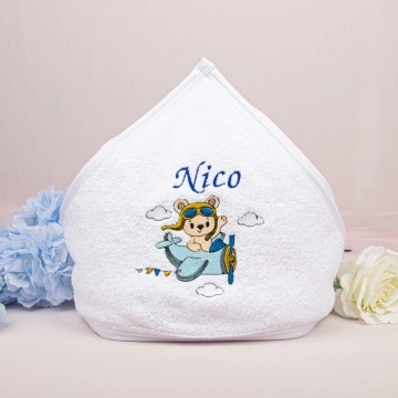 Prosop bebe personalizat 08 - „Prima Băiță cu Nașii”