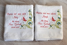 Set 2 prosoape personalizate, P11 - Img 1