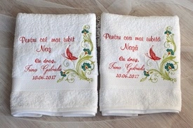Set 2 prosoape personalizate, P11