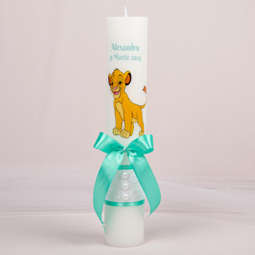 lumanare botez personalizata