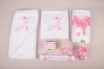 set-botez-fluturi-roz-pal