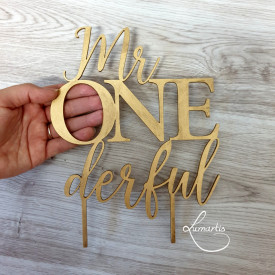 Cake Topper - „Mr ONEderful” - Img 2