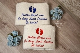 Set 2 prosoape personalizate - P01