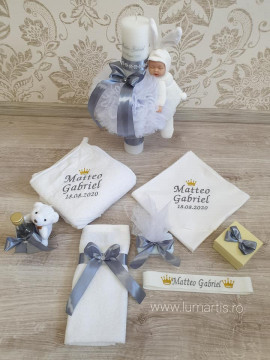 set botez argintiu