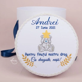 Cutie trusou botez CTB 010 - Ursuleț