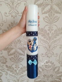 lumanare de botez personalizata