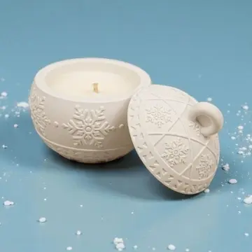 Lumânare parfumată în vas ceramic Globuleț 002