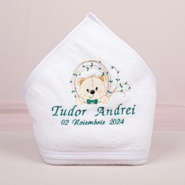 Prosop bebe personalizat 09 - „Prima Băiță cu Nașii”