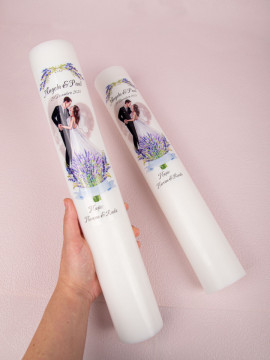 lumanari de nunta personalizate