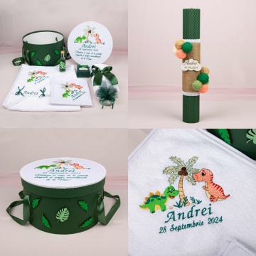 set botez complet dinozauri