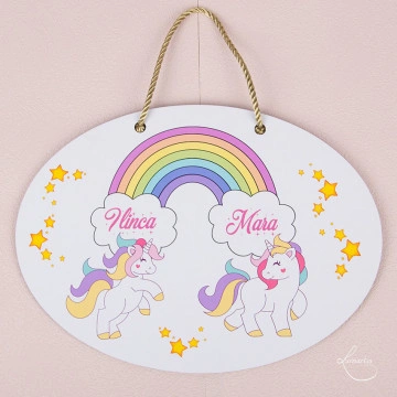 Plăcuță decor- nume copii - 019