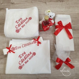 Trusou Botez Personalizat Clasic 039- Roșu