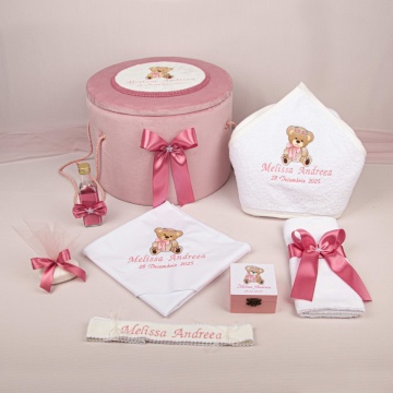 trusou botez ursulet roz pudra