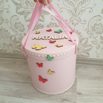 Cutie trusou botez CTB 036- Fluturi - Img 3