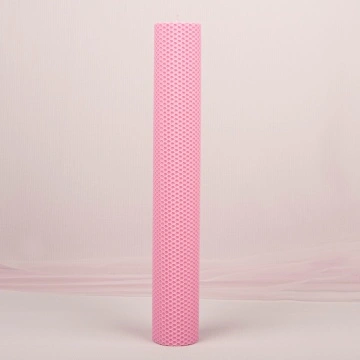 Lumânare tip fagure pentru Nuntă / Botez, dimensiune 6 x 40 cm, culoare Roz