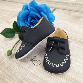 pantofiori bleumarin botez