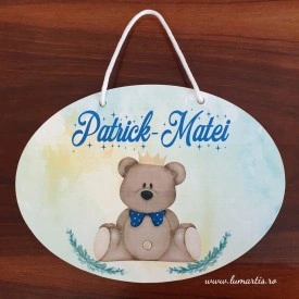 Plăcuță decor- nume copii - 008 - Img 2