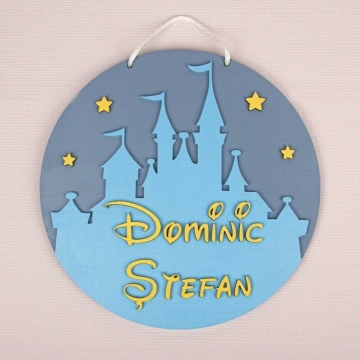 Plăcuță decor- nume copii - 016