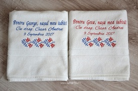 Set 2 prosoape personalizate - P22