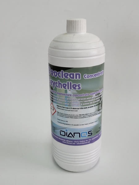 DETERGENT concentrat parfumat pentru pardoseli DEOCLEAN aroma SEYCHELLES DIANOS