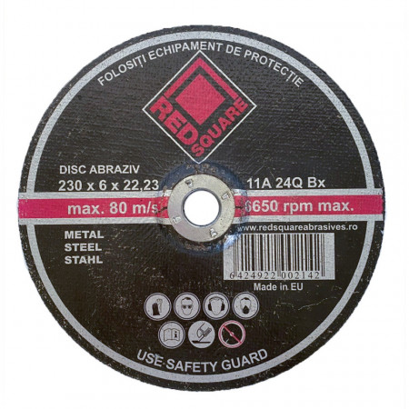 Disc abraziv pentru polisat metale Red Square diametru 230 mm