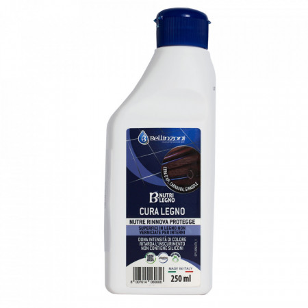 ser 2x Lotiune pentru curatarea, hranirea si protejarea lemnului B-NUTRI LEGNO 250 ml