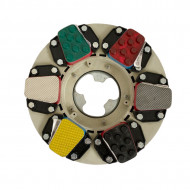 Disc tragator 6 sectoare frankfurt, diametru 33 cm Mag Tools cu sectoare instalate