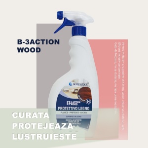 Bellinzoni B 3 Action Wood soluție pentru curatarea, protejarea si lustruirea lemnului Mag Tools grafic