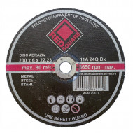 Disc abraziv pentru metale diametru 230 mm Mag Tools Red Square verso