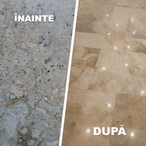 Marmura chituita cu mastic Bellinzoni Blitz bej si paduri diamantate Bellinzoni Fibralux
